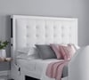 Titan 2 White Leather Media Electric TV Bed