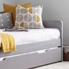 Tyler Grey Wooden Day Bed with Guest Bed Trundle