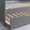 Tyler Grey Wooden Day Bed with Guest Bed Trundle