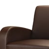 Vivo Brown Faux Leather Sofa Bed