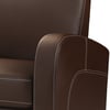 Vivo Brown Faux Leather 3 Seater Sofa