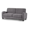 Vivo Grey Fabric 3 Seater Sofa