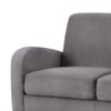 Vivo Grey Fabric 3 Seater Sofa