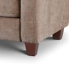Vivo Mink Fabric 3 Seater Sofa
