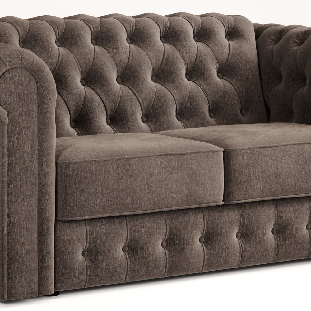 Chesterfield Sketch 2 Seater Chenille Sofa Bed