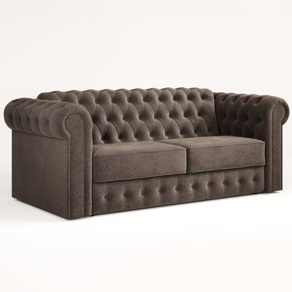 Chesterfield Sketch 3 Seater Chenille Sofa Bed