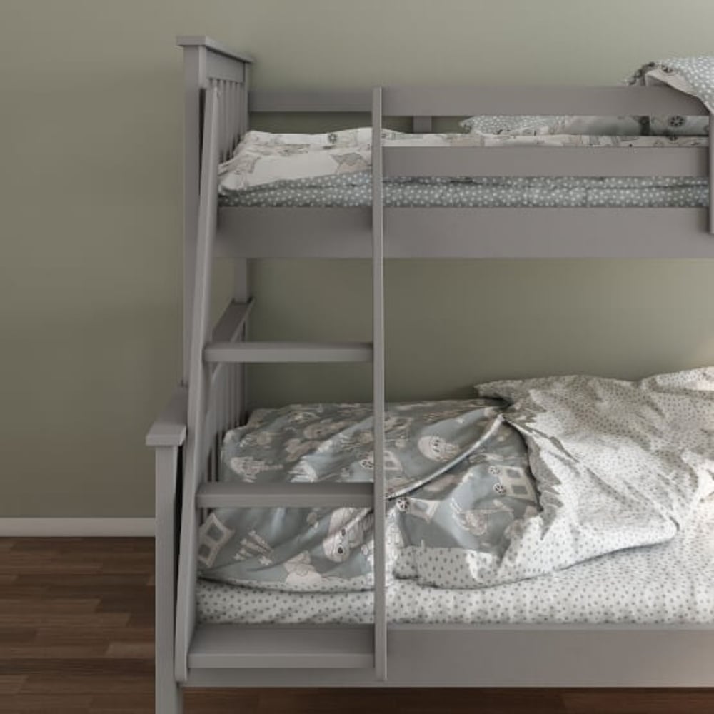 Happy Beds Atlantis Grey Triple Sleeper Ladder Shot