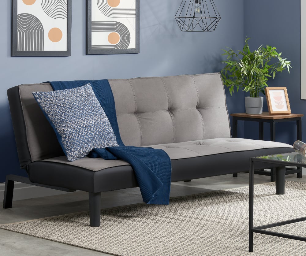 Aurora Grey Fabric Sofa