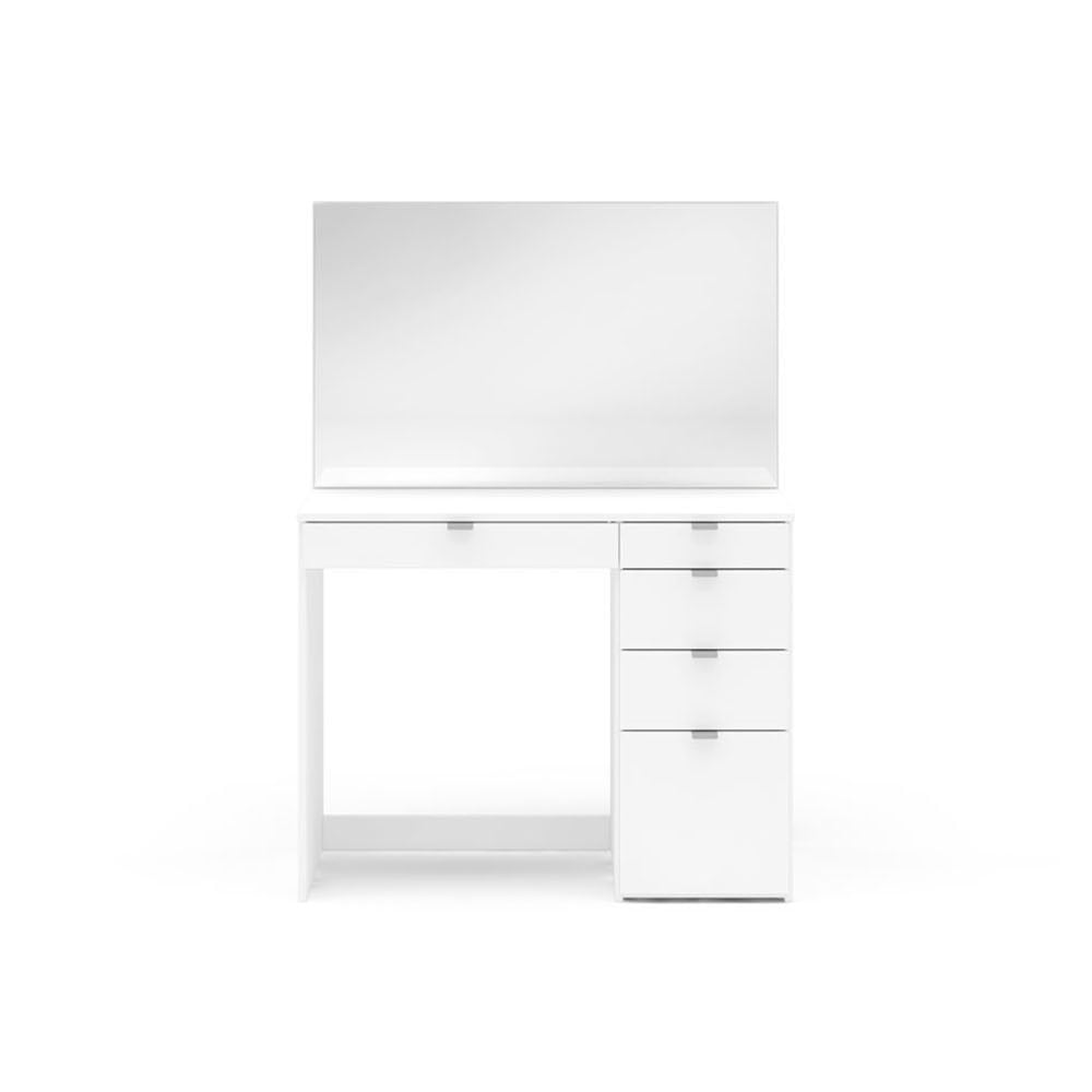 Happy Beds Ava White Dressing Table Front View