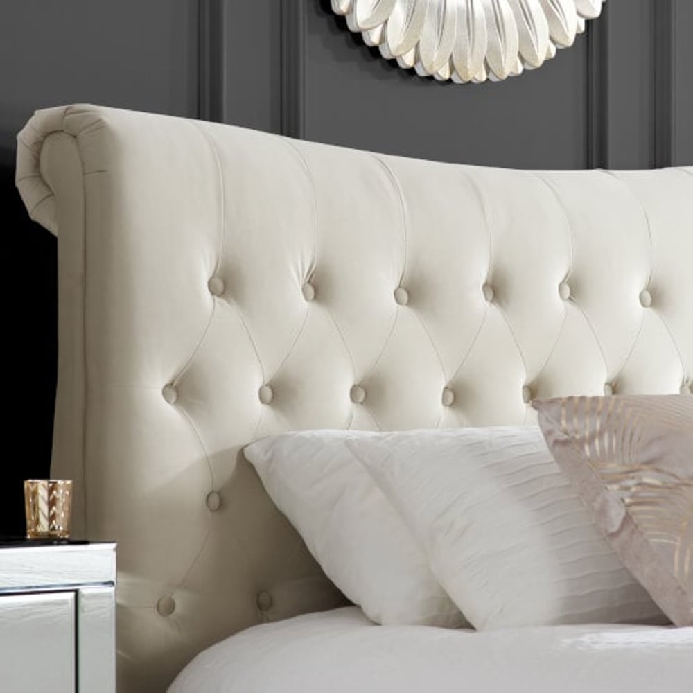 Copenhagen queen onyx discount upholstered bed