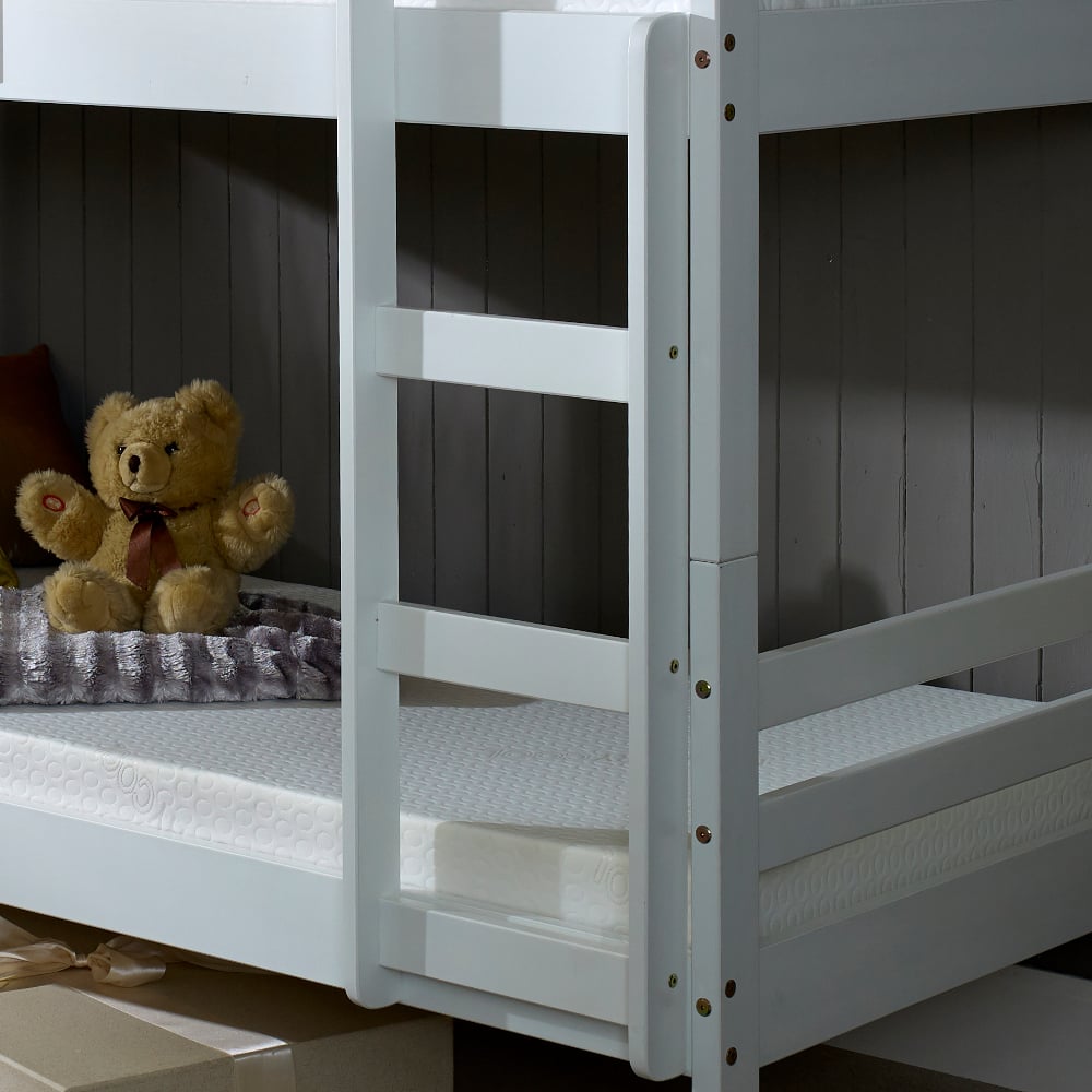  Durham White Wooden Bunk Bed Ladder Image 2