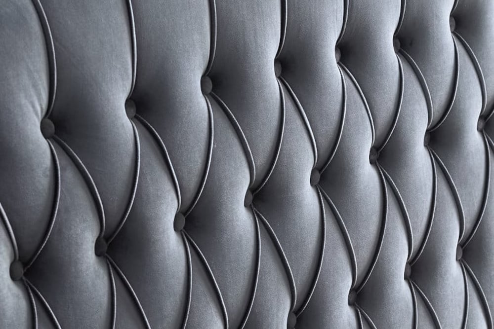 Grey Velvet Upholstery