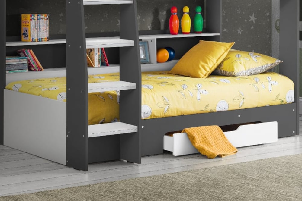 Orion bunk outlet bed grey