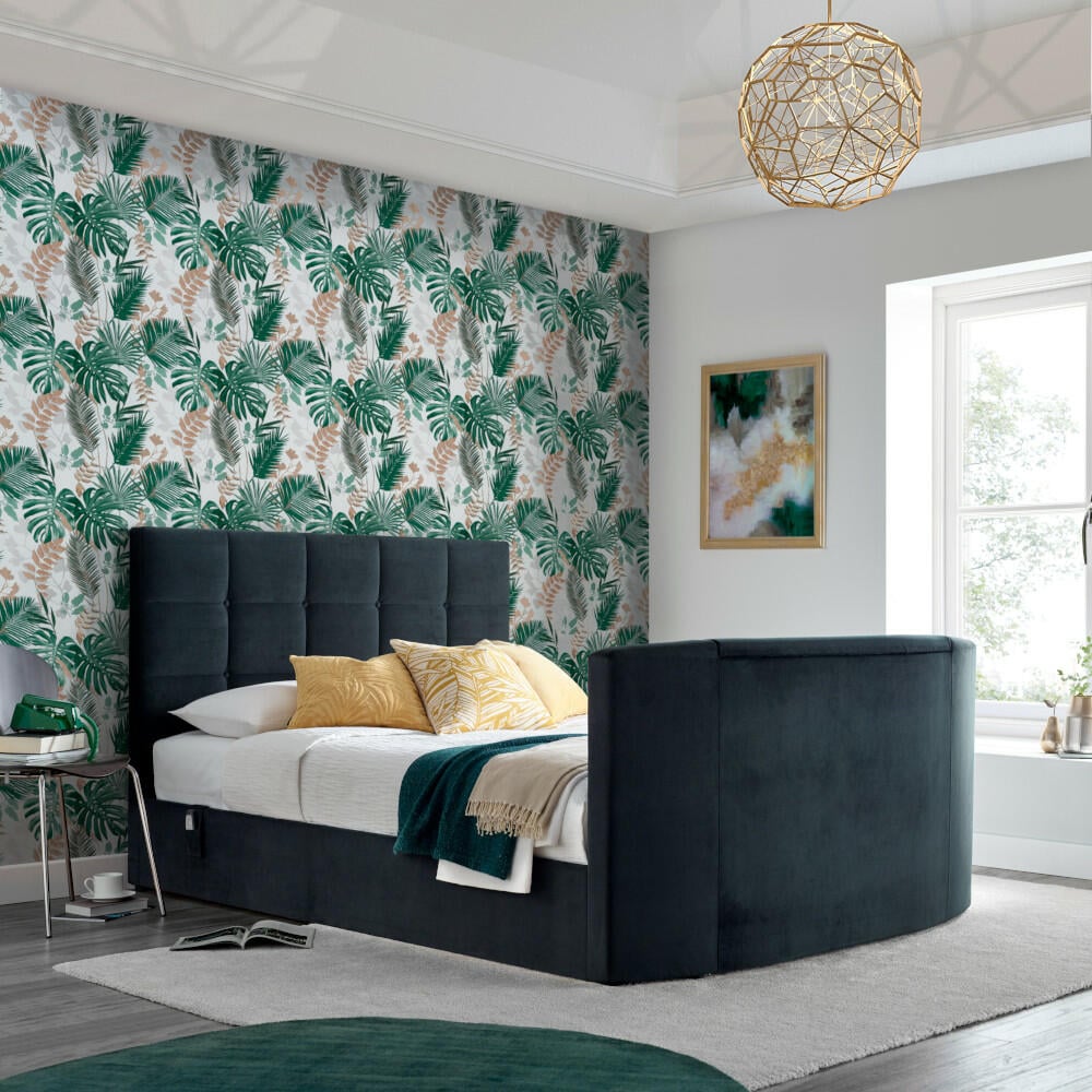 Happy Beds Thornberry Onyx Grey TV Bed