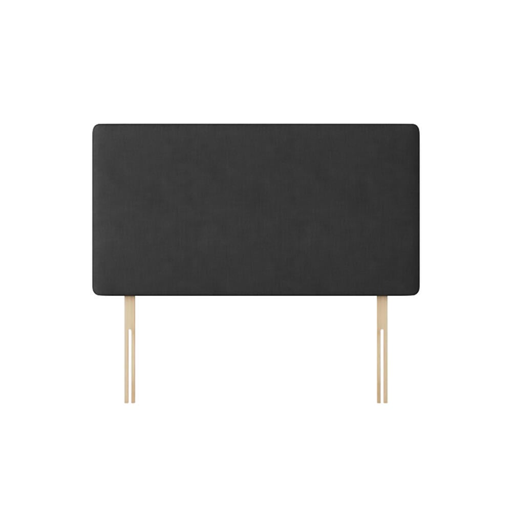 Cornell Plain Charcoal Fabric Headboard