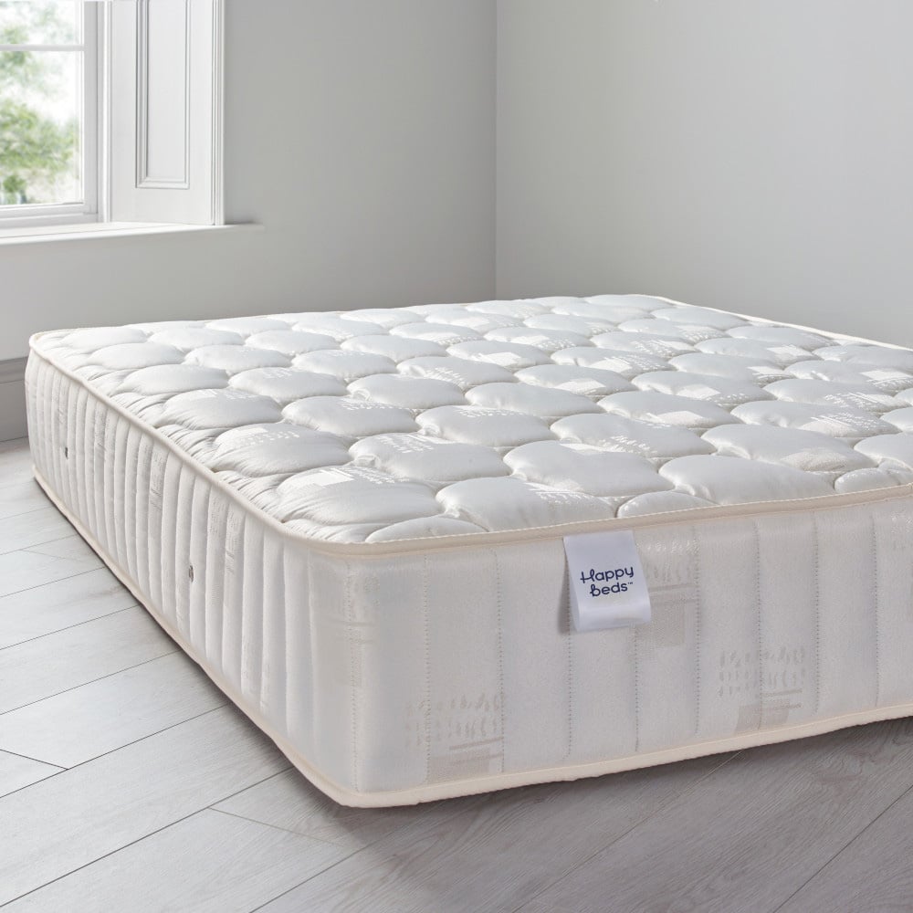 Happy Beds Pinerest Hybrid Quilted Mattress Room Set