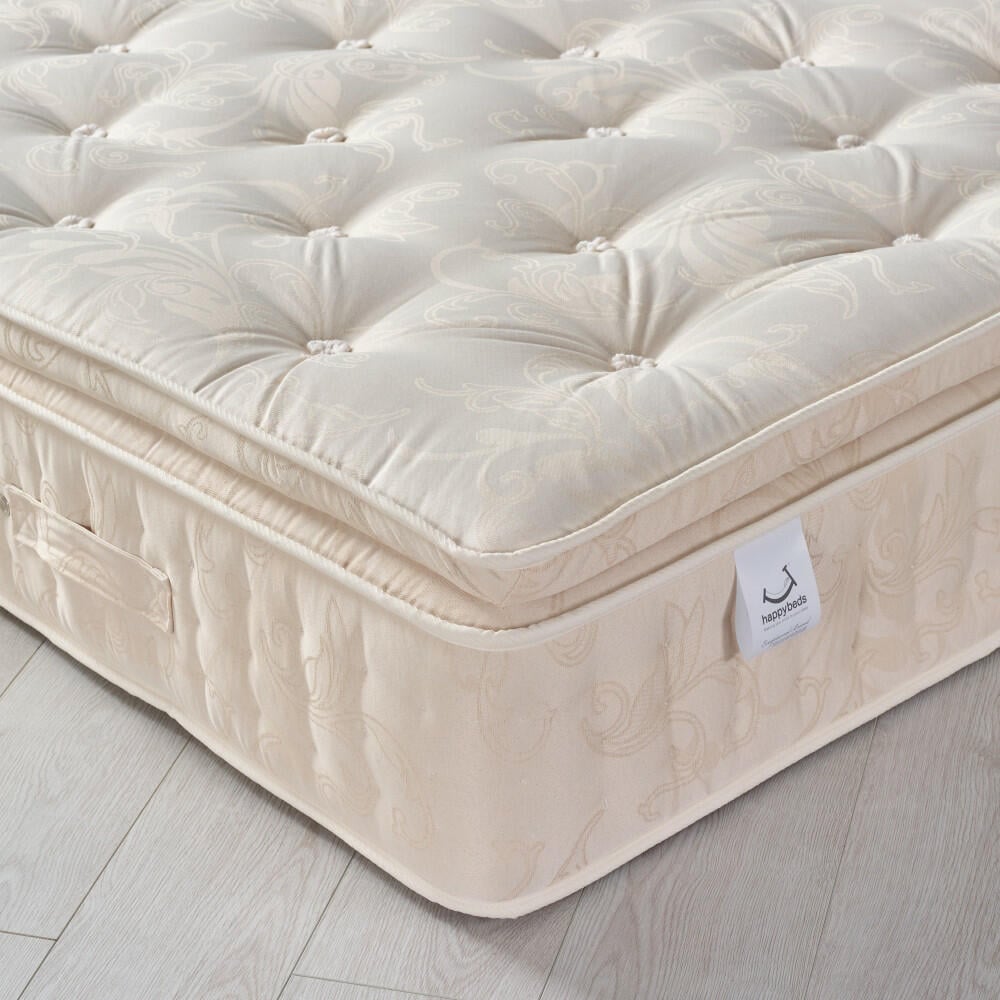 Happy Beds Signature 2000 Pocket Sprung Pillowtop Mattress Top View