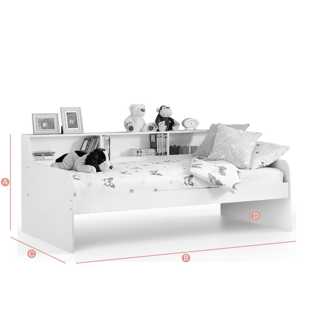 Grace white wooden shop day bed