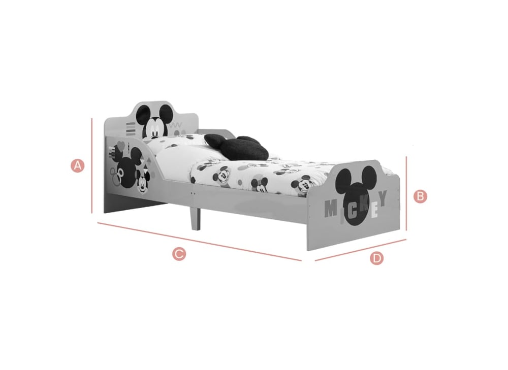 Happy Beds Disney Sketch Dimensions