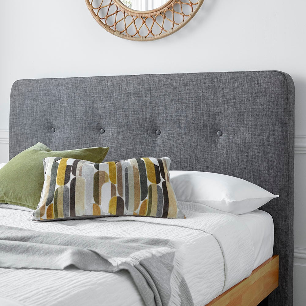 Ander Wooden Grey Bed Headboard