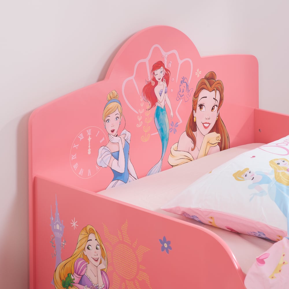 Disney Princess Kids Bed Headboard Close-Up