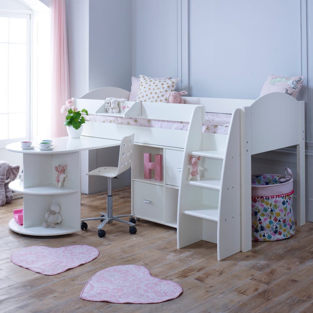 Sleeper with shop desk