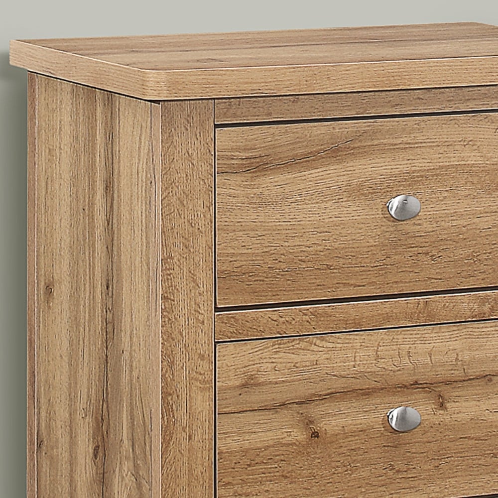 Hampstead 5 Drawer Tall Wooden Chest of Drawers