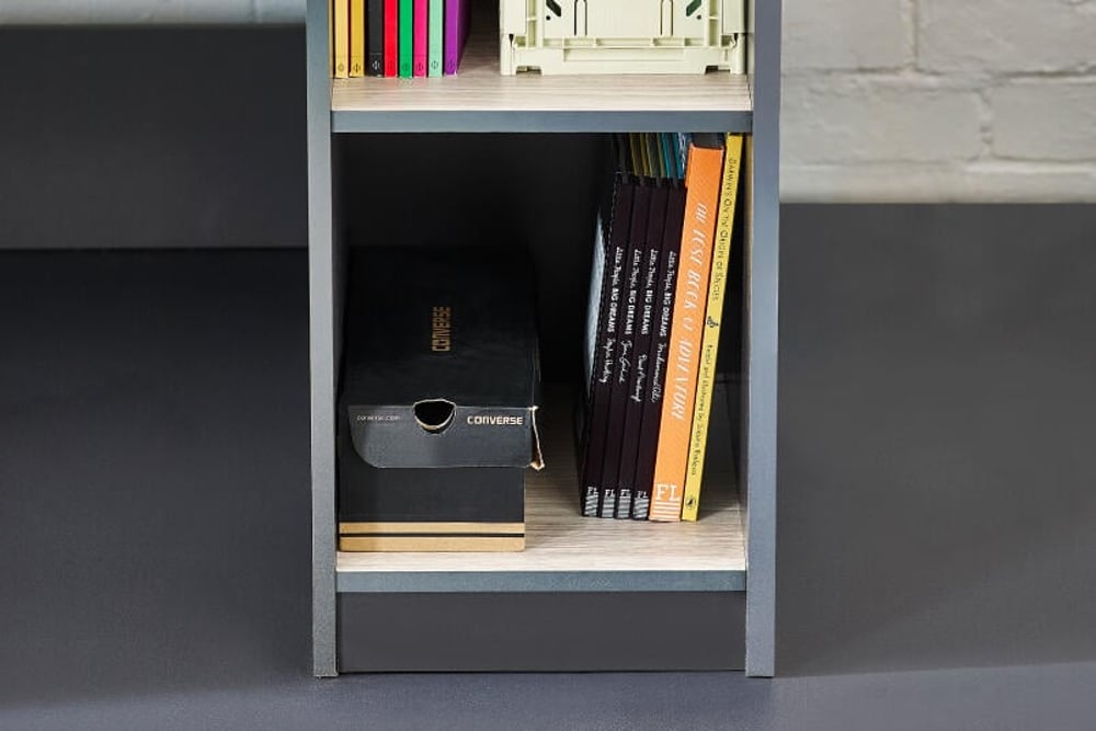 Built-In Desk With Extra Storage Drawers