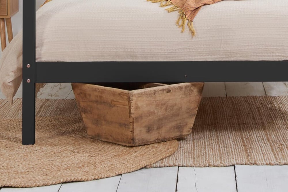 Raised Floor Provides Generous Under Bed Storage