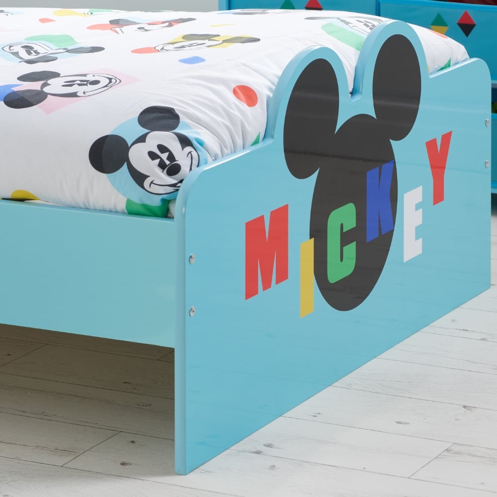 Disney Mickey Mouse Kids Bed Footboard Close-Up