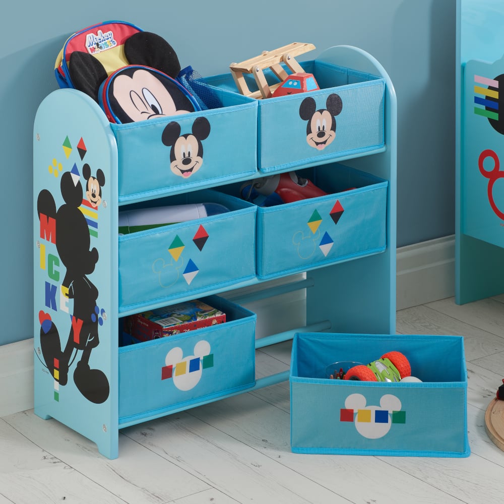 Disney Mickey Mouse Bedside Table Sides Close-Up
