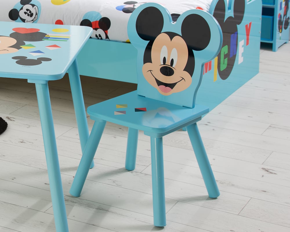 Disney Mickey Mouse Table and Chairs Set Close-Up
