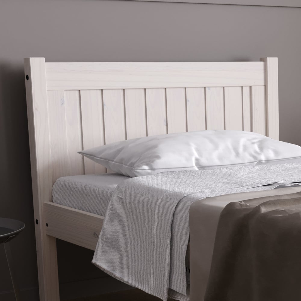 Happy Beds Rio White Washed Bed Headboard