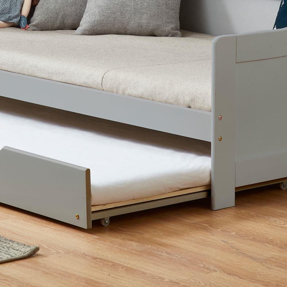 Brixton Grey Wooden Guest Bed Guest Beds Happy Beds