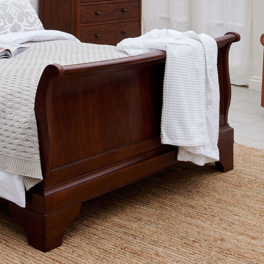 Willis & Gambier Brown Wooden Bed Frame 5FT King Size