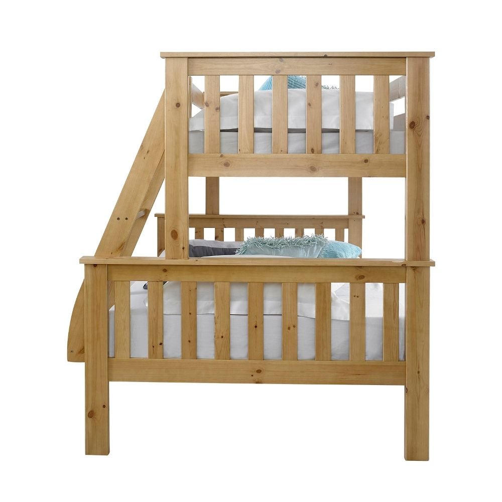 Atlantis Solid Pine Triple Sleeper Bunk Bed | Happy Beds