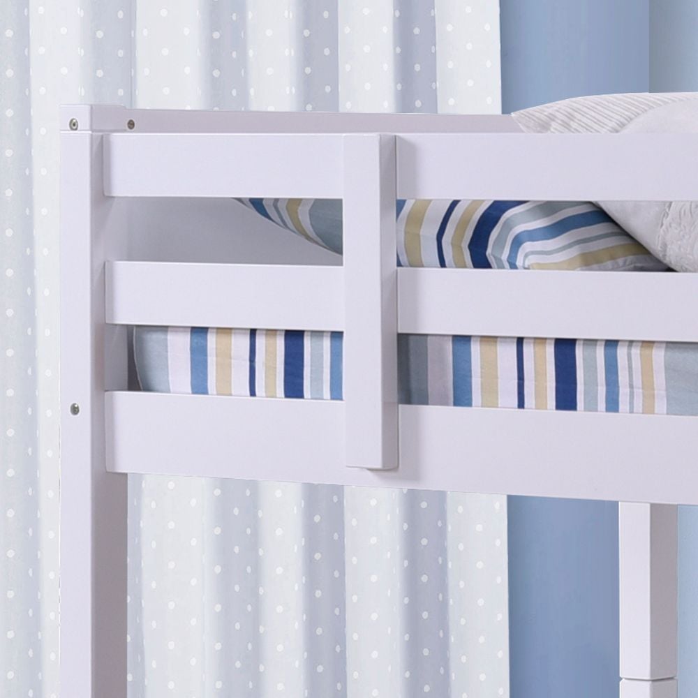 Bedford White Wooden Bunk Bed Bunk Beds Happy Beds
