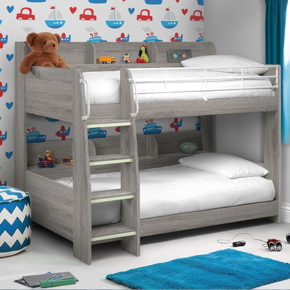 Metal Kids Storage Bunk Bed Frame, Small Kids Bunk Beds