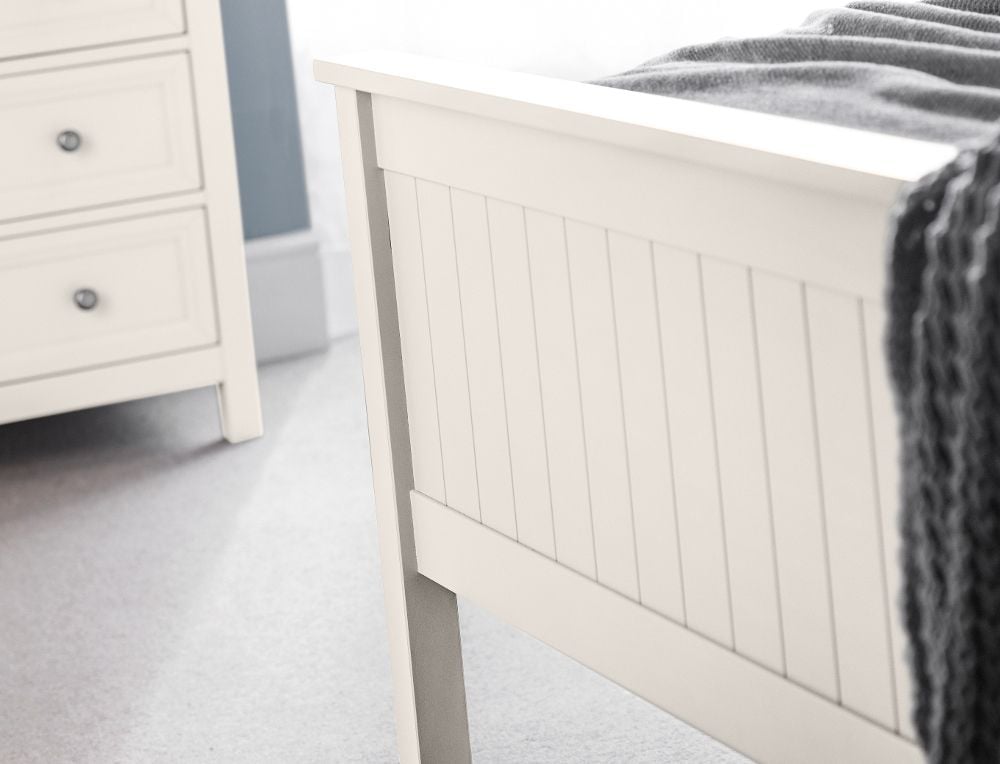 Maine White Wooden Bed Beds Happy Beds