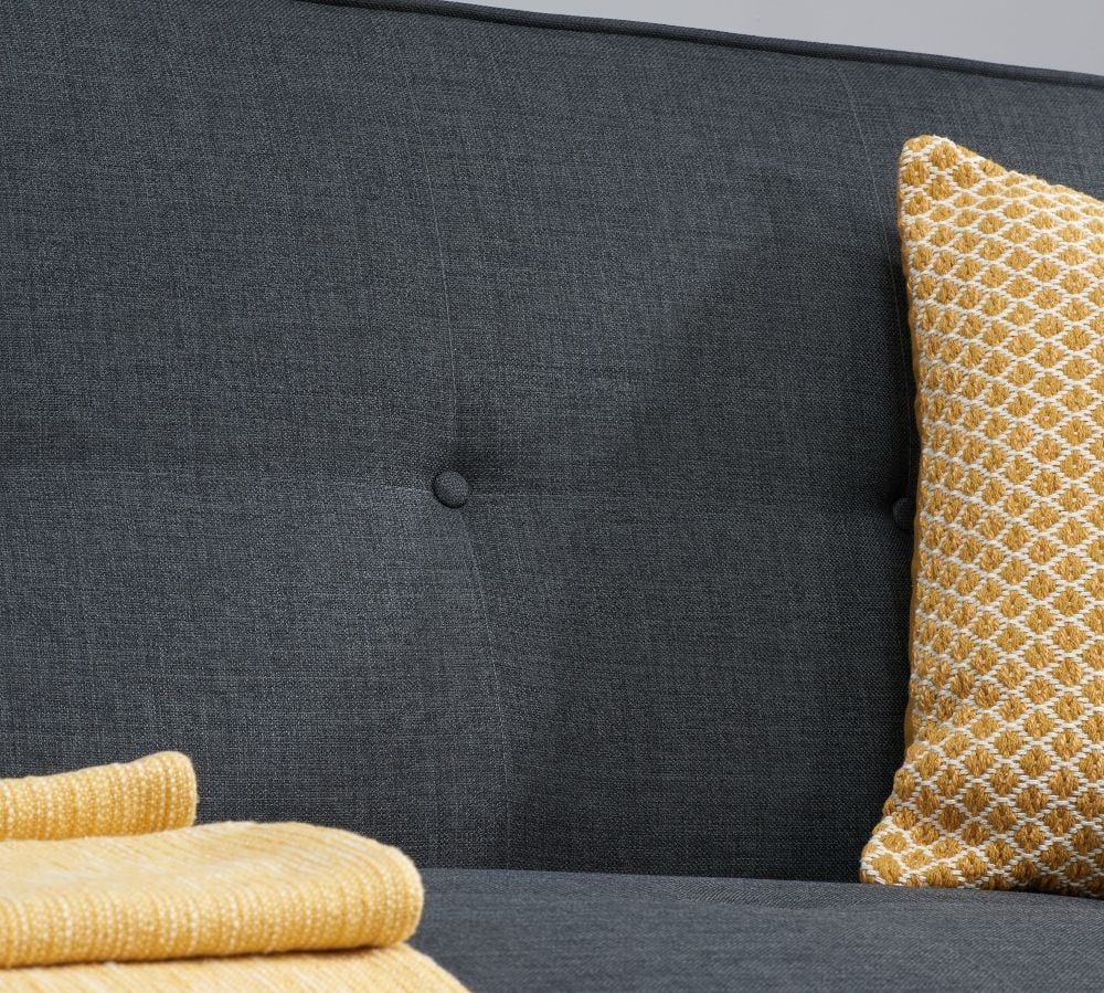 Otto Grey Fabric Sofa Bed Guest Beds Happy Beds