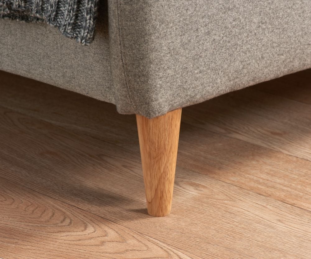 Quebec Grey Fabric Bed Beds Happy Beds