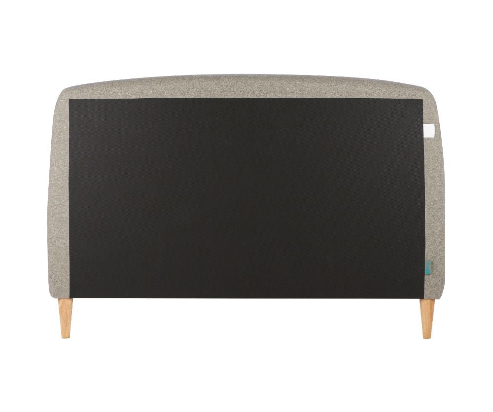 Quebec Grey Fabric Bed Beds Happy Beds