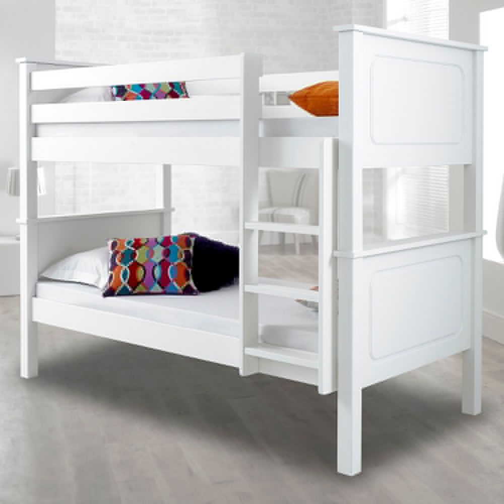Vancouver White Finish Solid Pine, Bunk Beds Vancouver