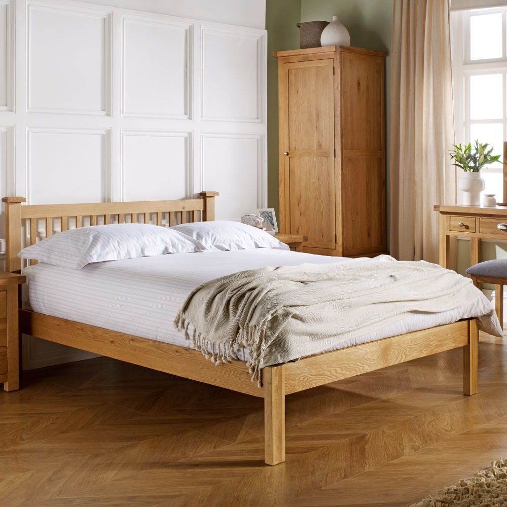 Woburn Oak Wooden Bed Beds Happy Beds