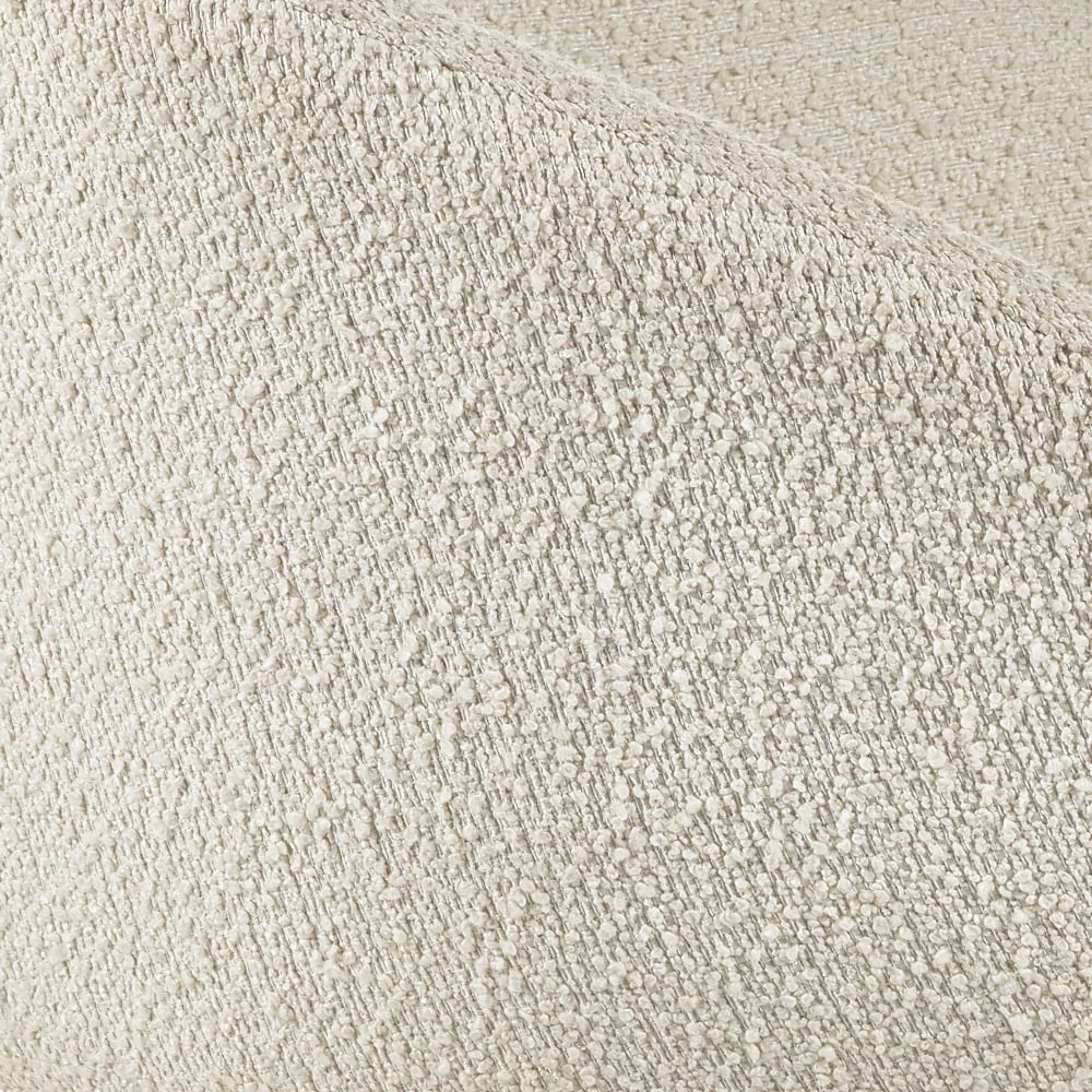 Amari Ivory Boucle Accent Chair Close-Up