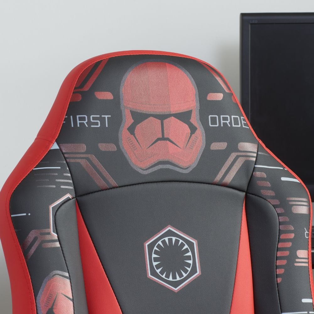 Star Wars Sith Trooper Computer Gaming Chair Leather Close-Up
