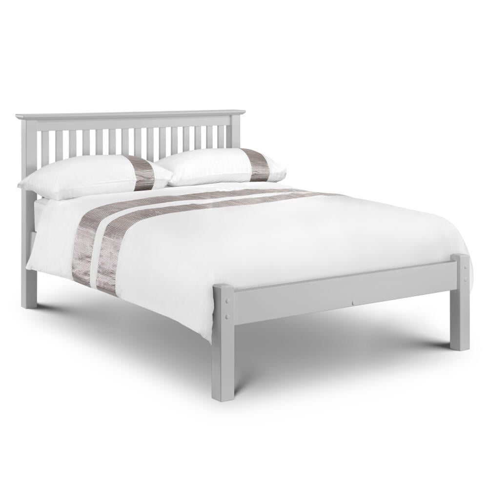 Happy Beds Barcelona Low Foot End Grey Double Bed