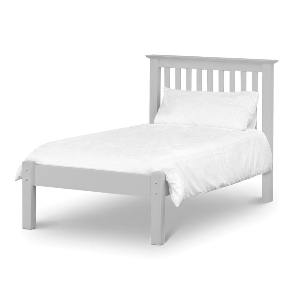 Happy Beds Barcelona Low Foot End Grey Bed