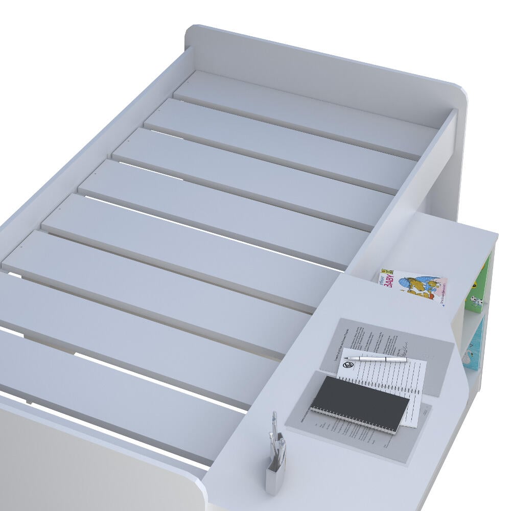 Happy Beds Pilot White Mid Sleeper Top View