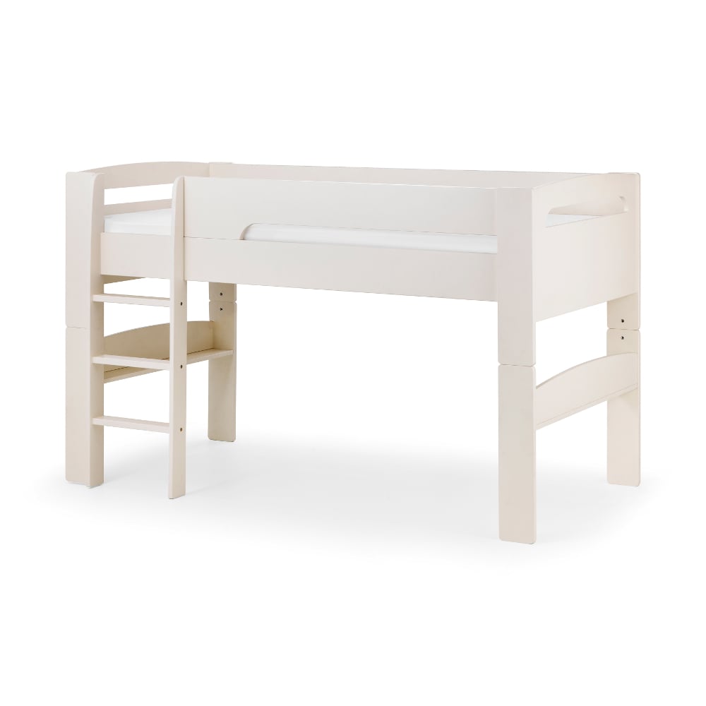 Happy Beds Pluto Stone White Bed Frame